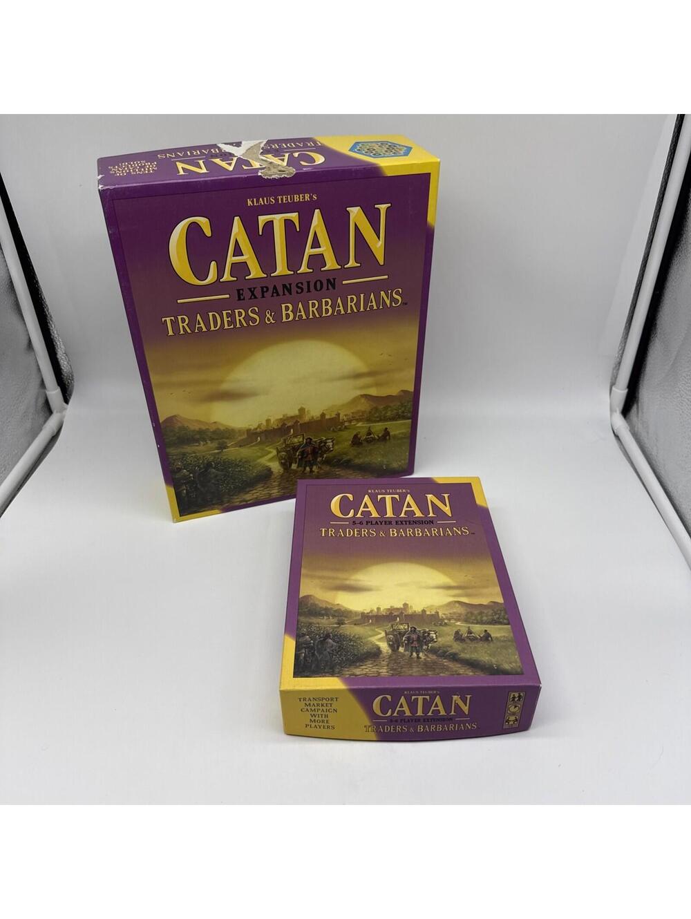 CATAN TRADERS & BARBARIANS 2015 Board Game Expansion + 5-6 Player Expansion